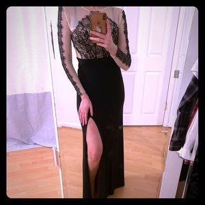 24 hour deal !!!Black maxi dress/ best for Christmas or New Year eve